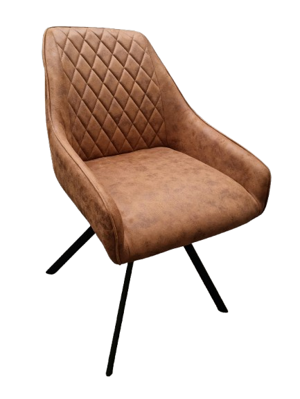 Bali Swivel Dining Chair Tan