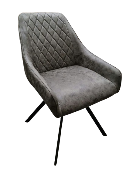 Bali Swivel Dining Chair Grey