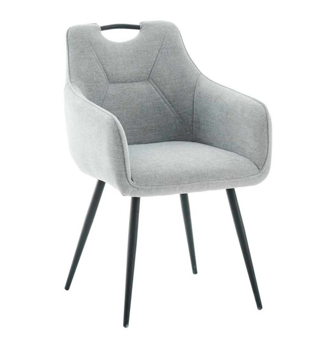 Milan Silver/Grey Dining Chair