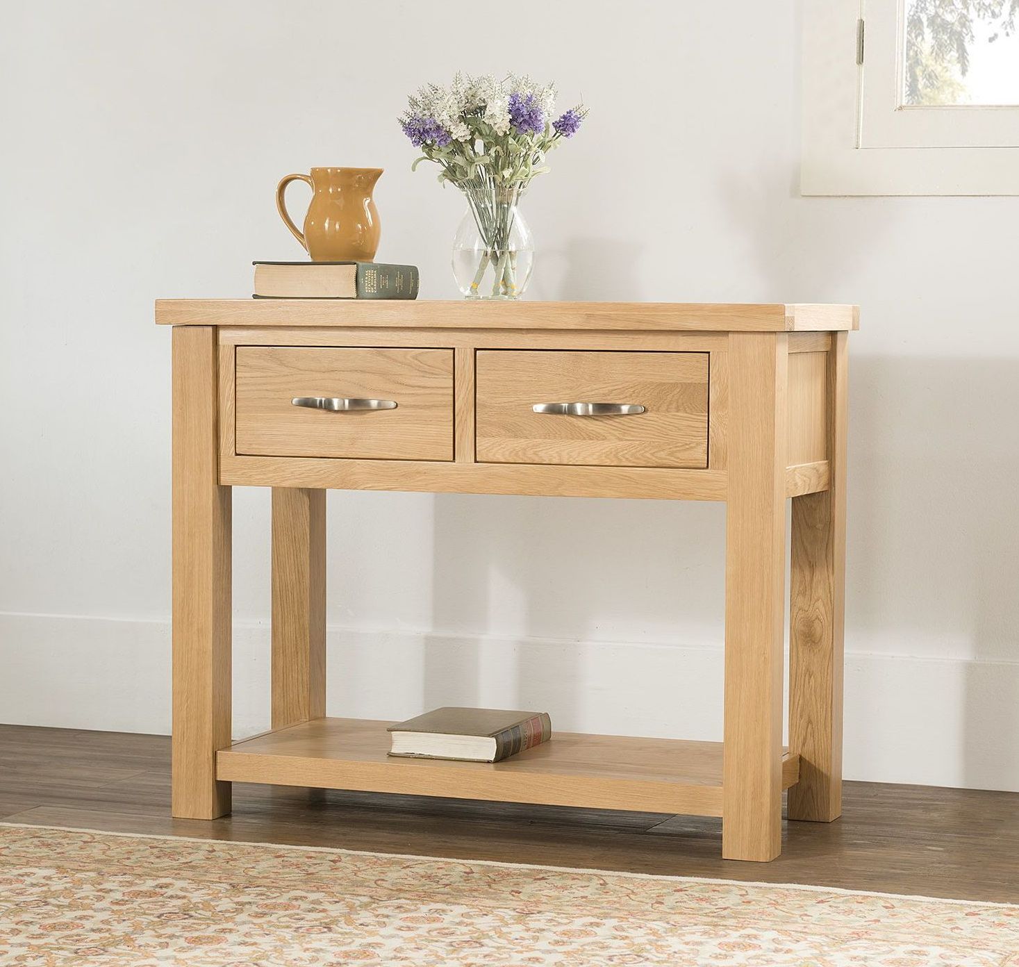 Valencia Oak Console Table