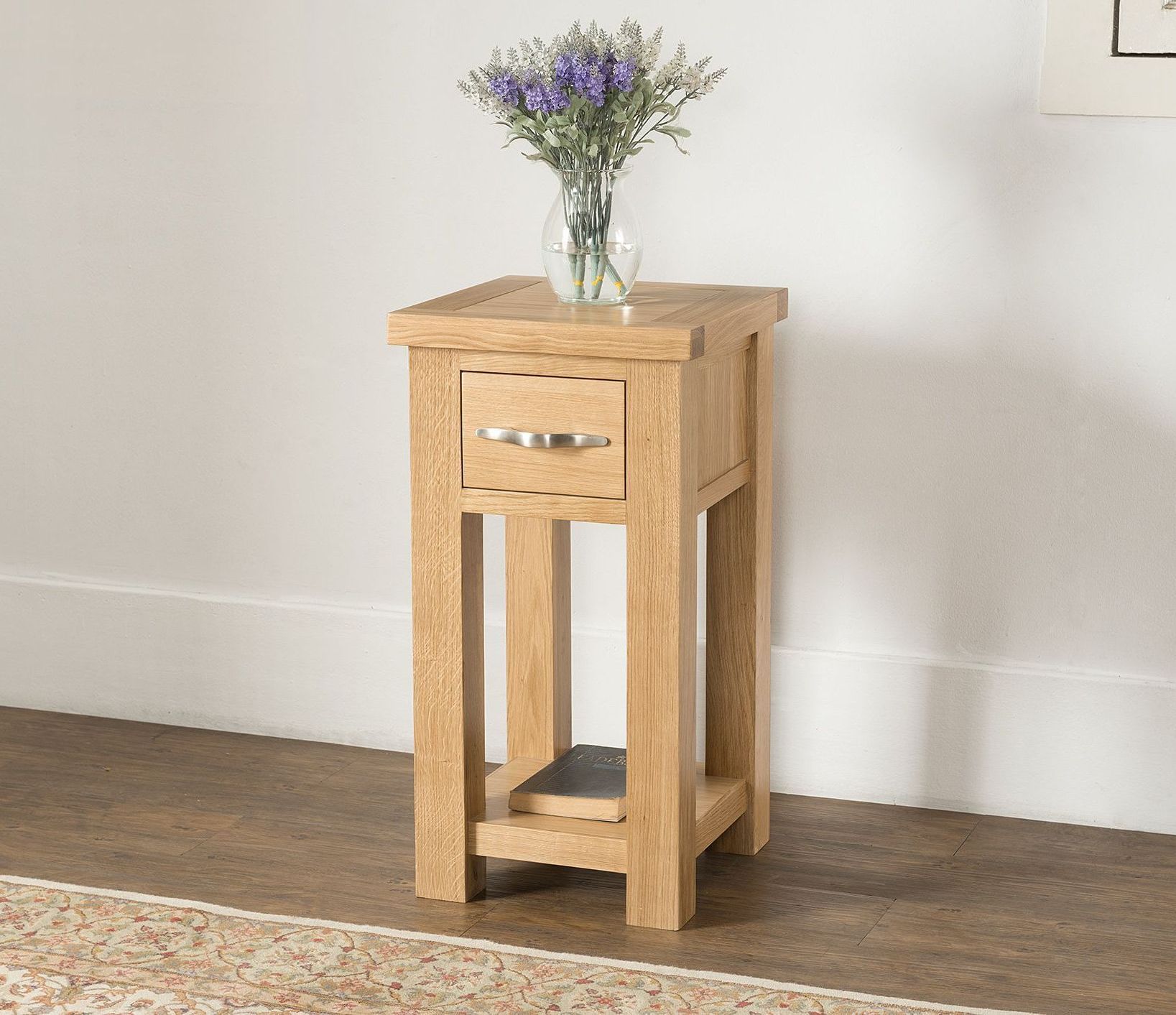 Valencia Oak Telephone Table