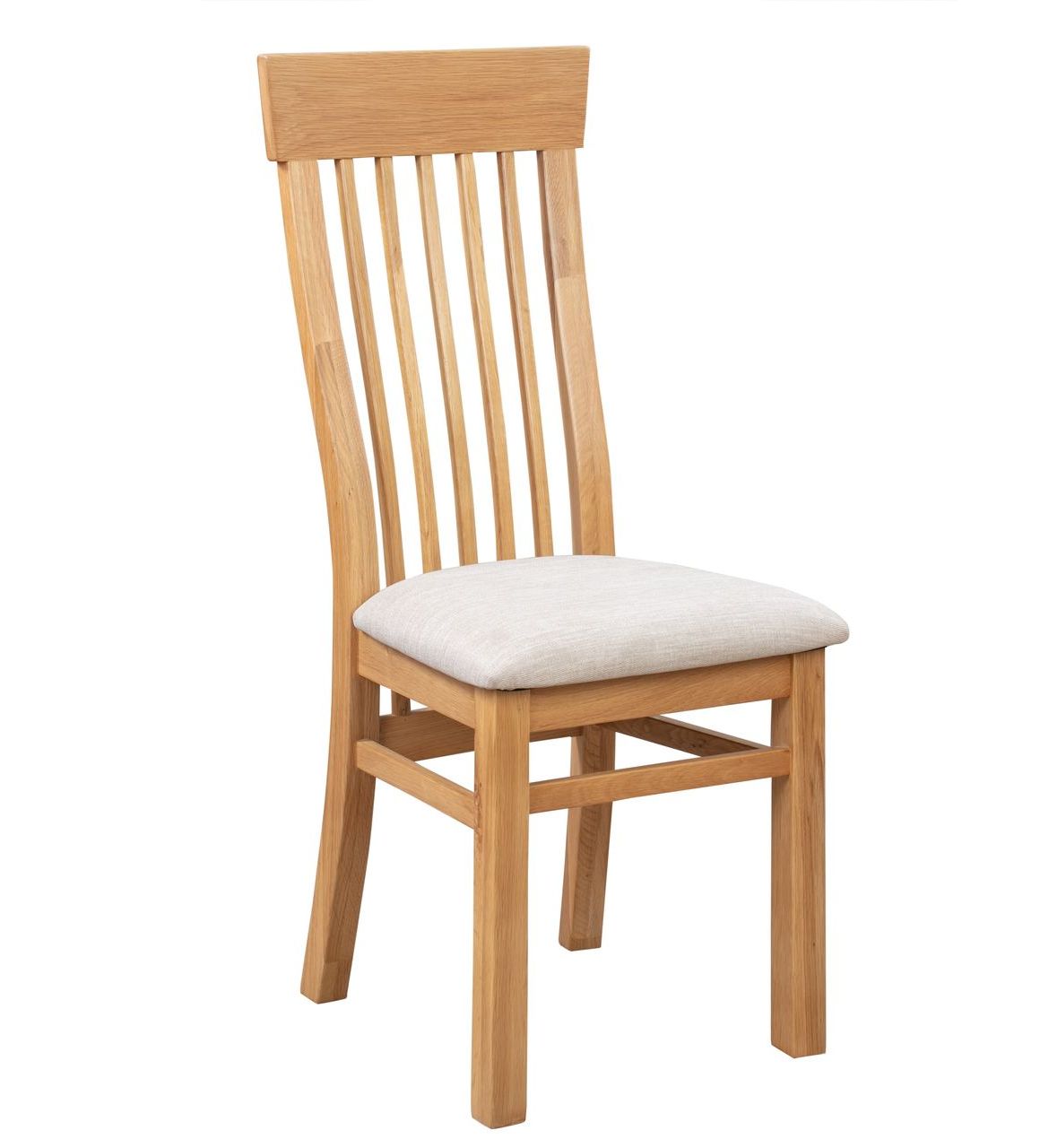 Valencia Oak Dining Chair with Fabric Seat