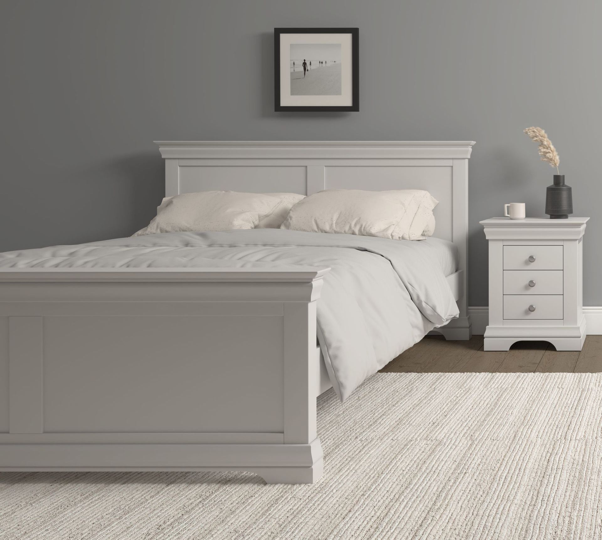 Bordeaux Ivory 5' Bed