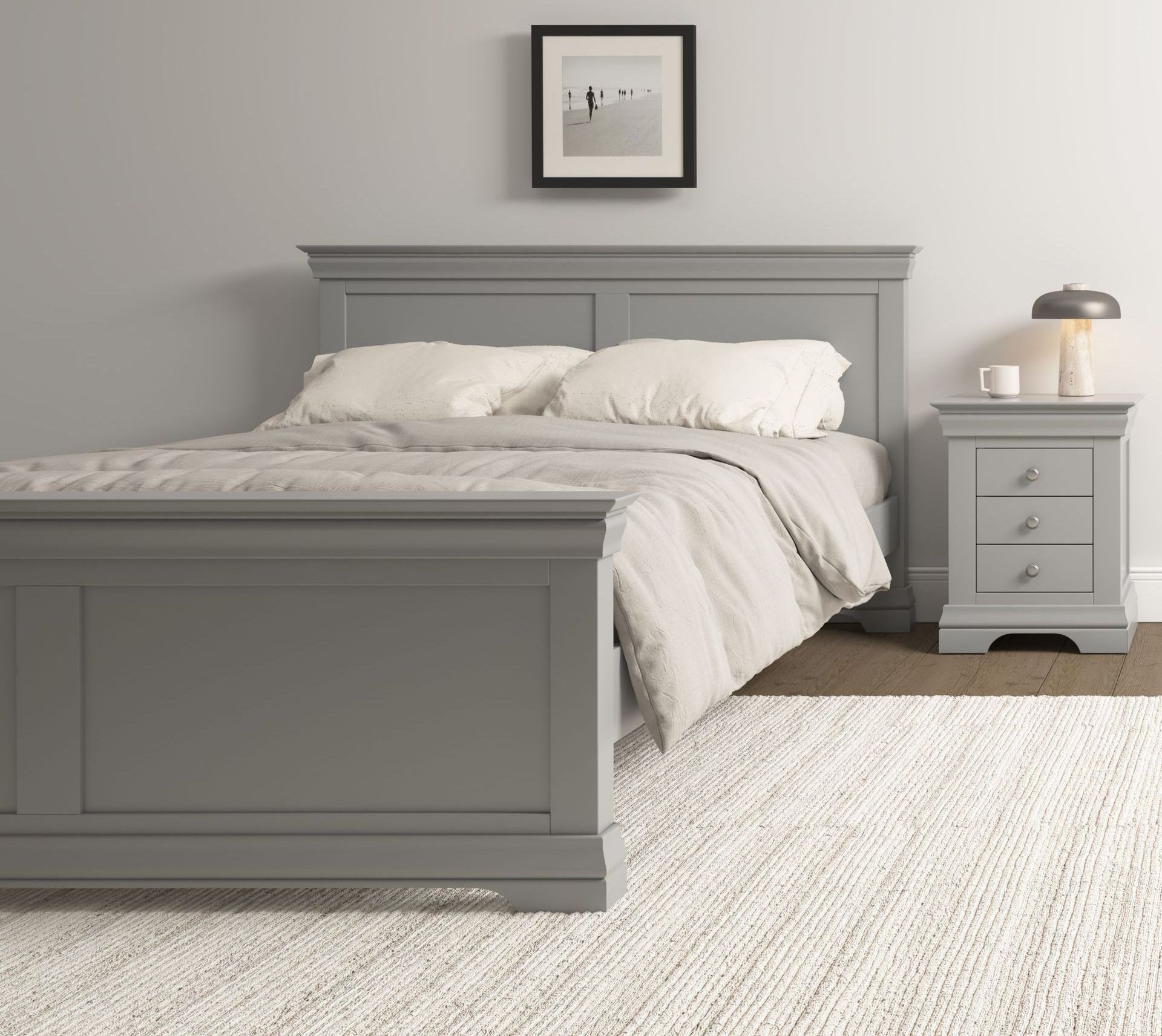 Bordeaux Grey 5' Bed