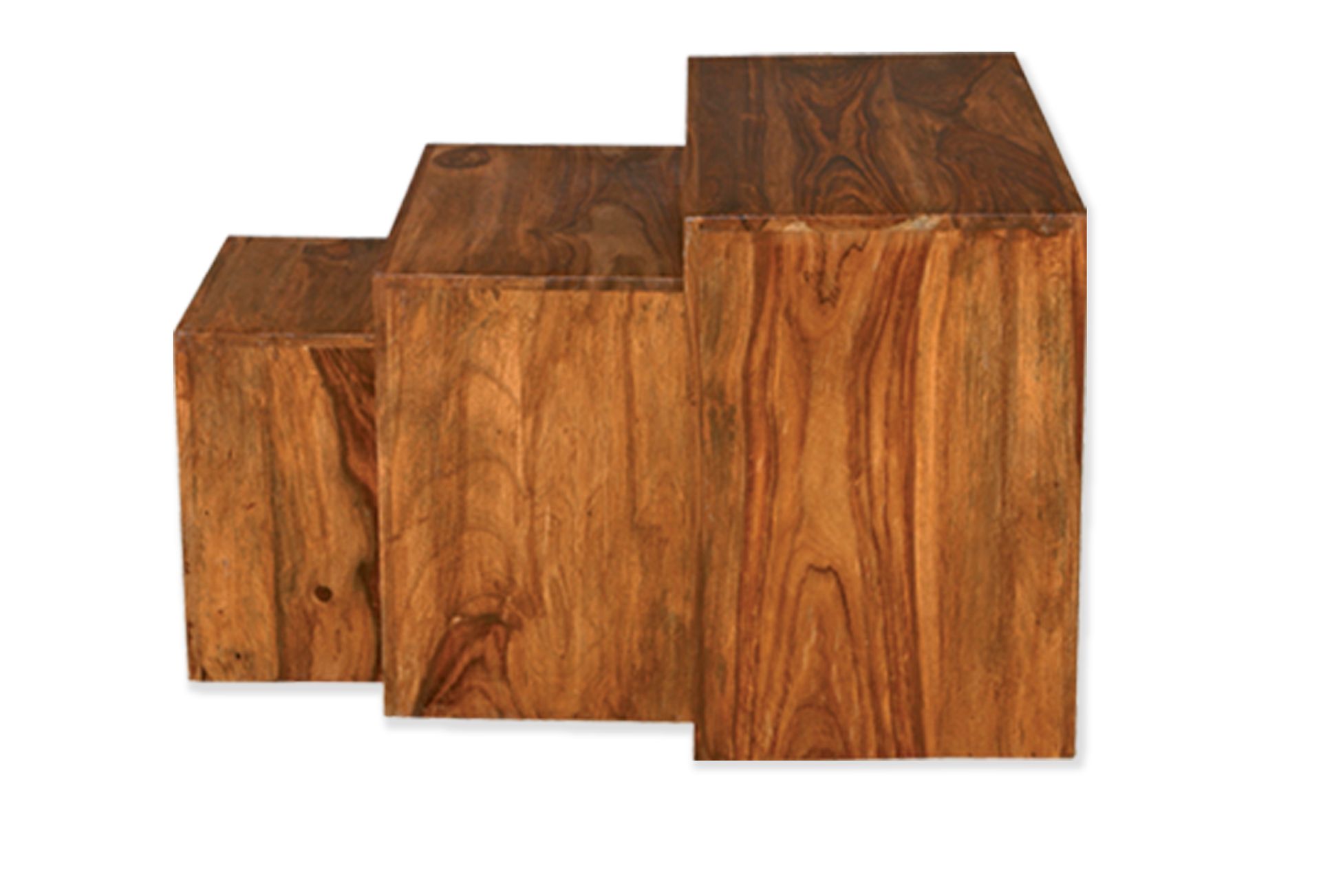 Cube Rosewood Nest of Tables