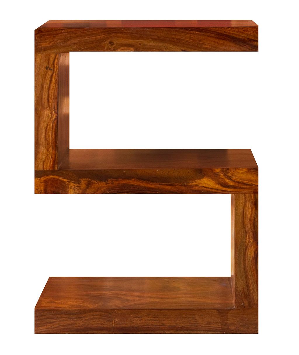 Cube Rosewood 'S' Shelving Unit