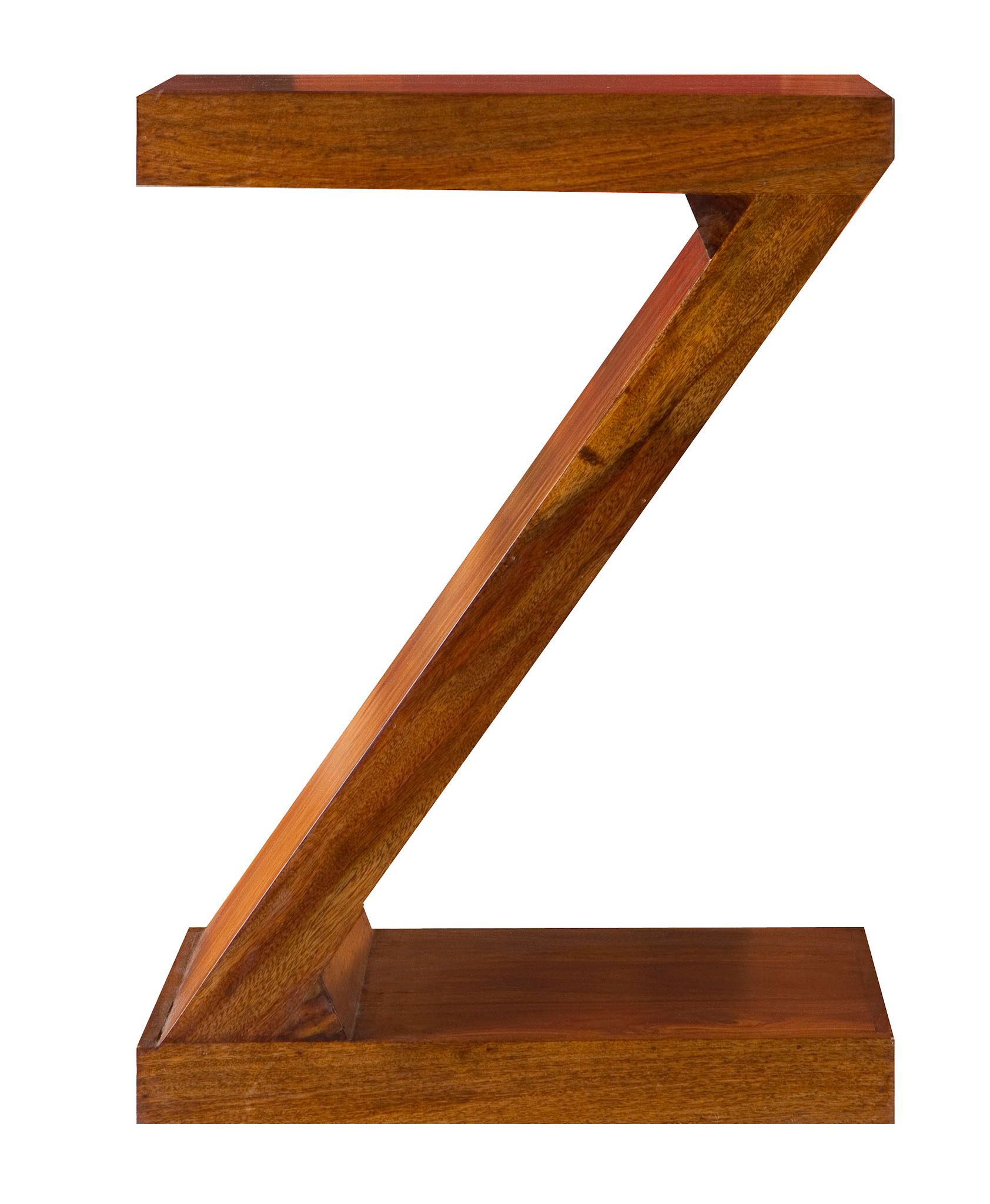 Cube Rosewood 'Z' Shelving Unit