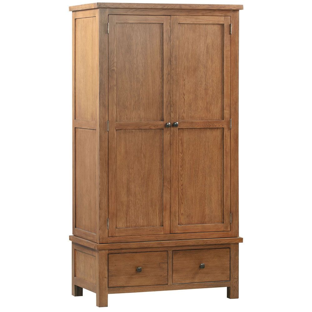 Dorchester Oak Double Wardrobe