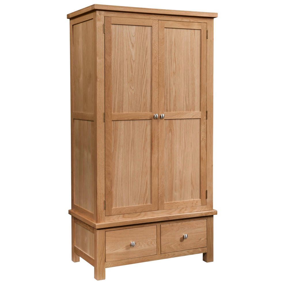 Dorchester Oak Double Wardrobe