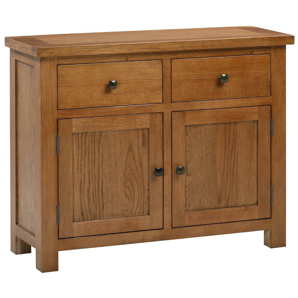 Dorchester Rustic Oak 2 Door Sideboard