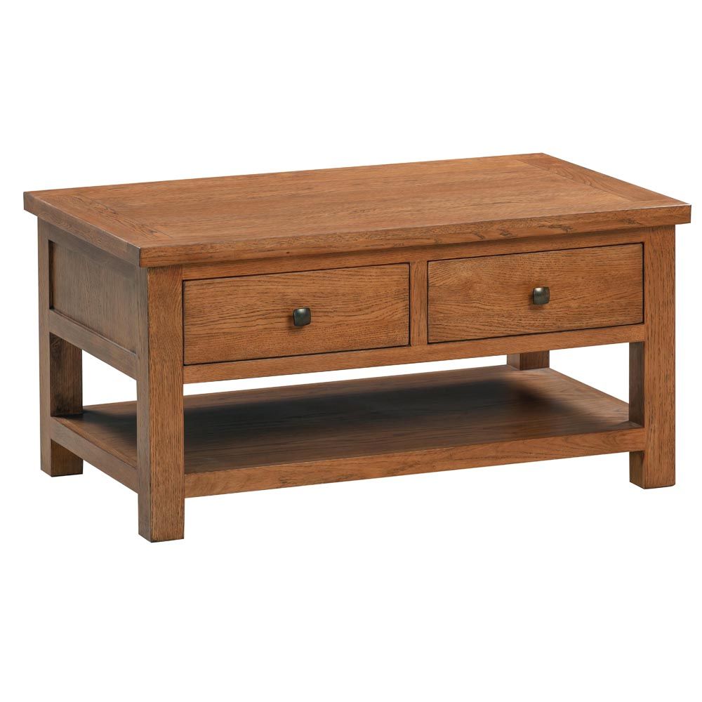 Dorchester Rustic Oak Large Coffee Table