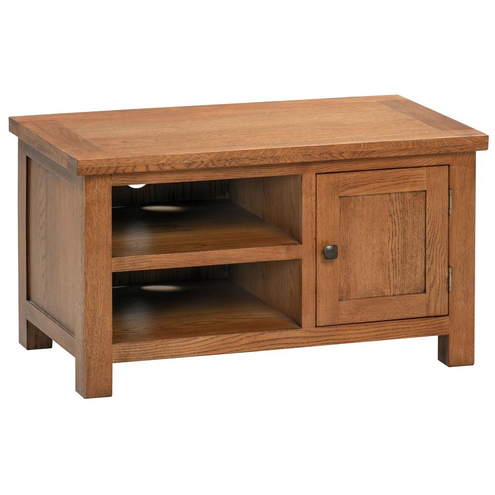Dorchester Rustic Oak Small TV Unit