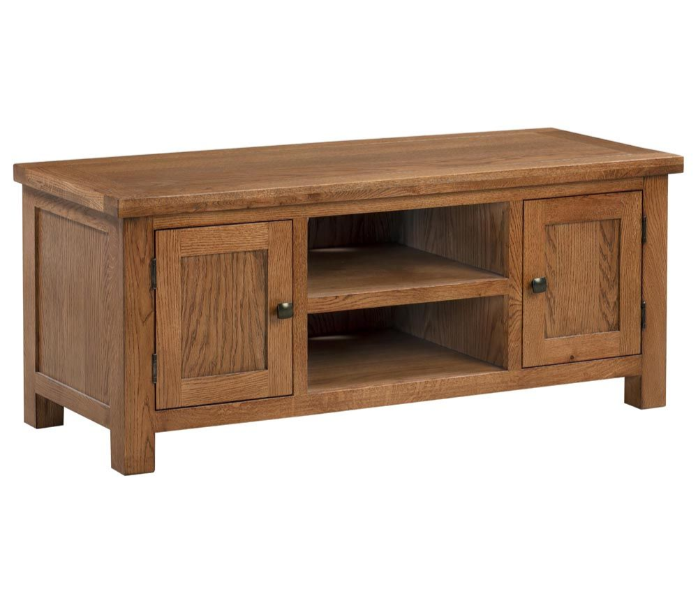 Dorchester Rustic Oak Large TV Unit