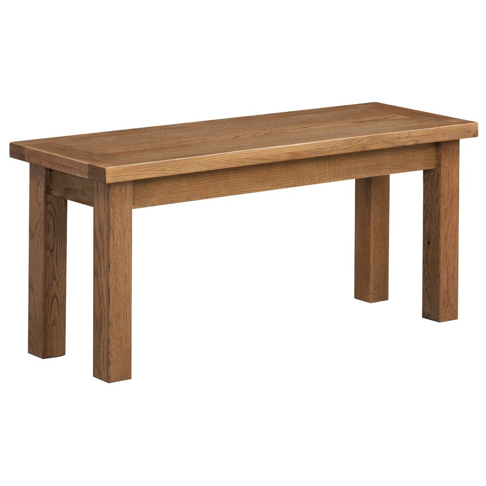 Dorchester Rustic Oak 104cm Bench