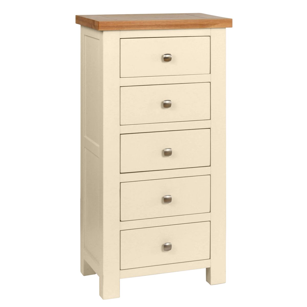 Dorchester Ivory 5 Drawer Tallboy