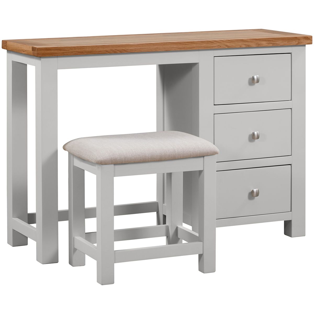 Dorchester Grey Dressing Table and Stool