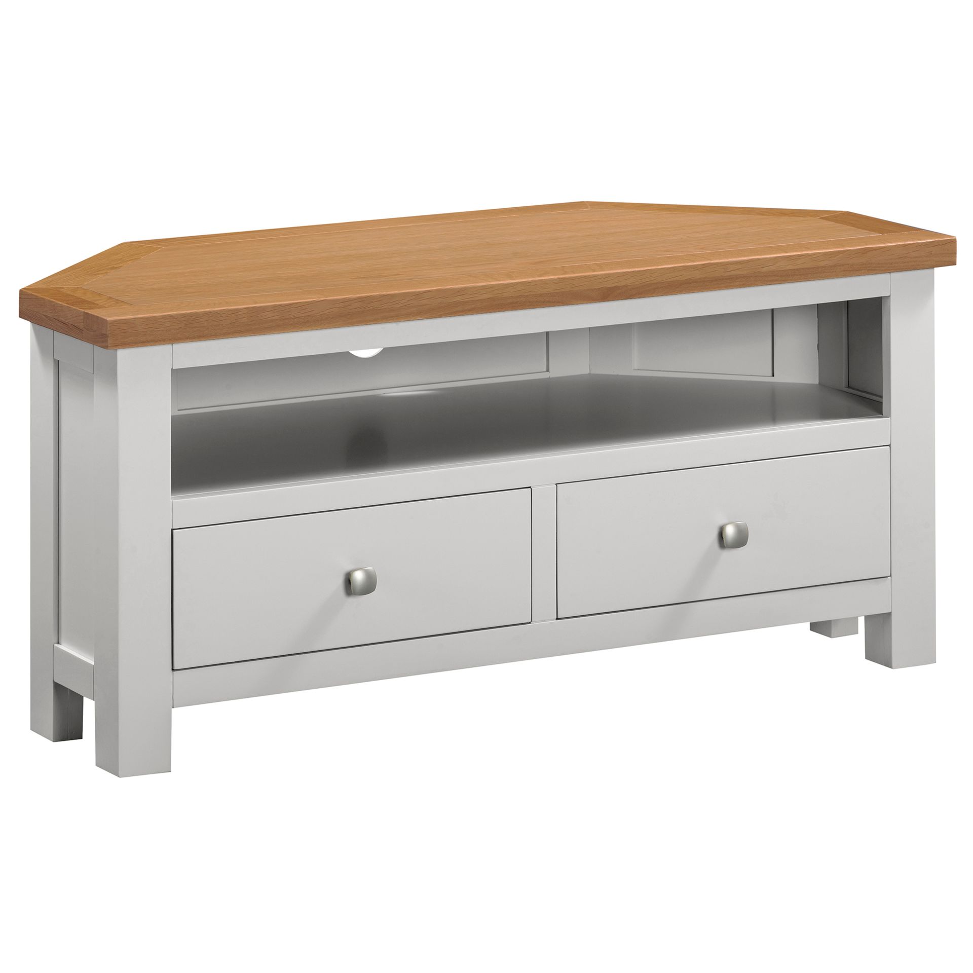 Dorchester Grey Large Corner TV Unit