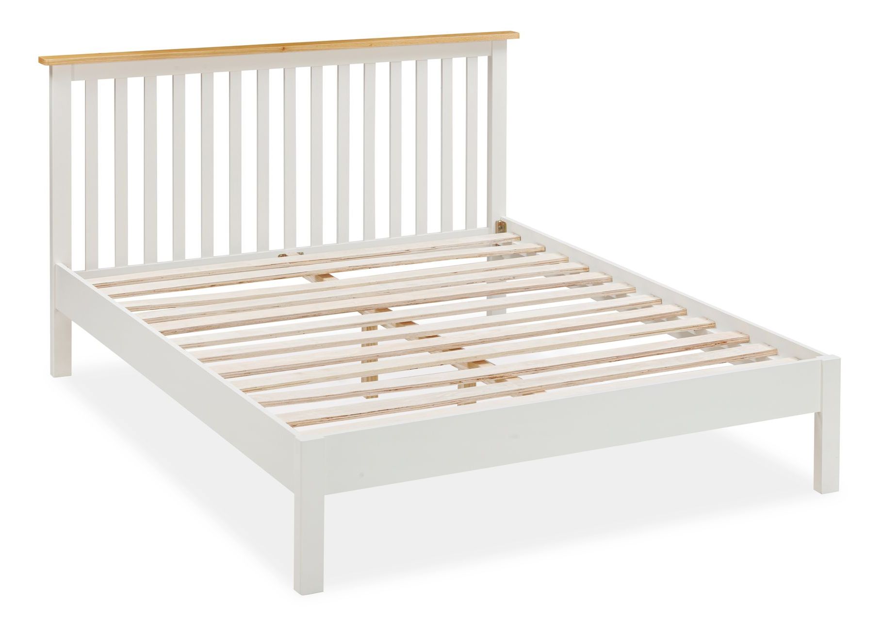 Dorset White King Size Bed