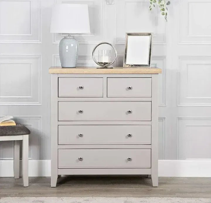 Evesham Grey 2 over 3 Chest of Drawers