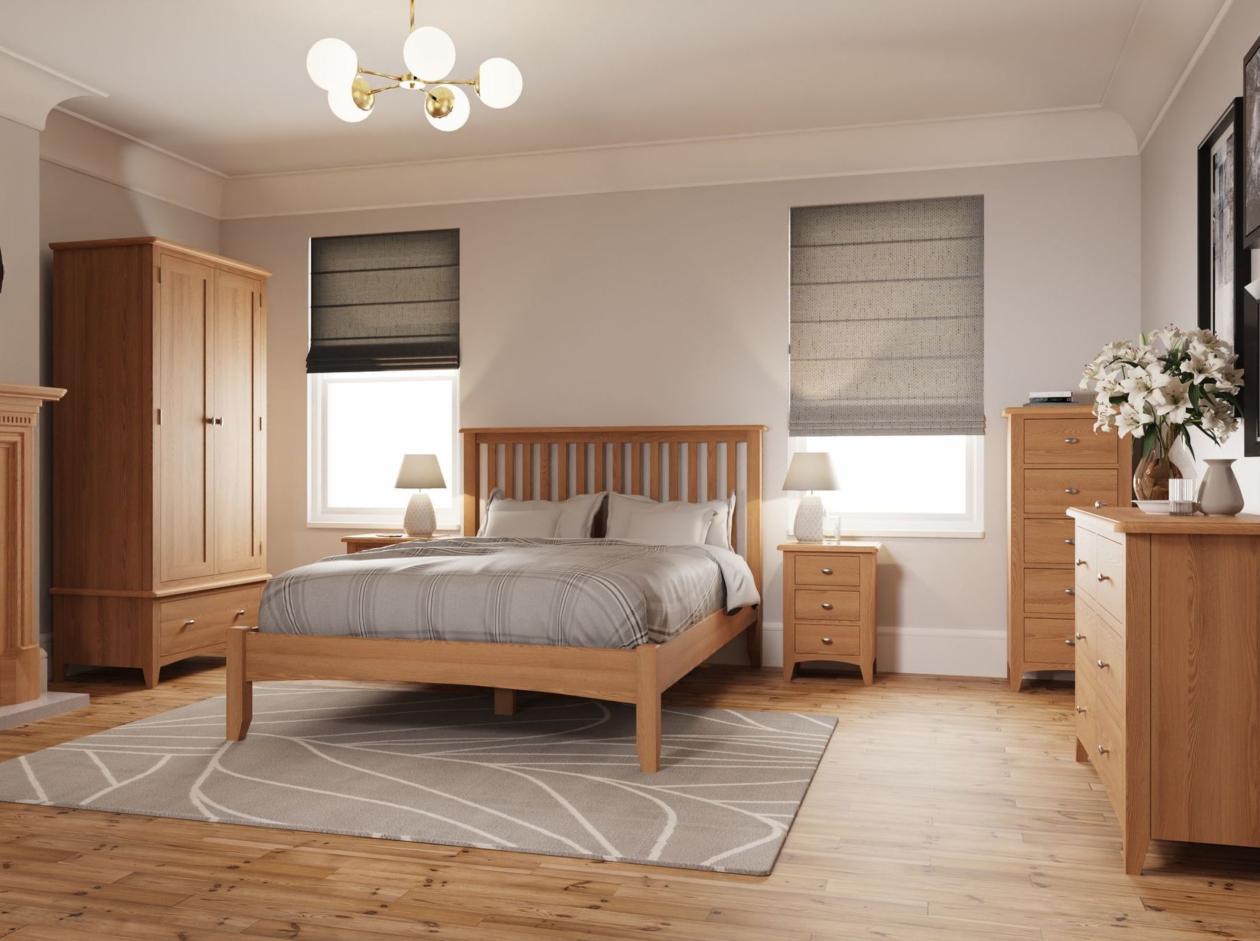 Cheshire Oak Bedroom