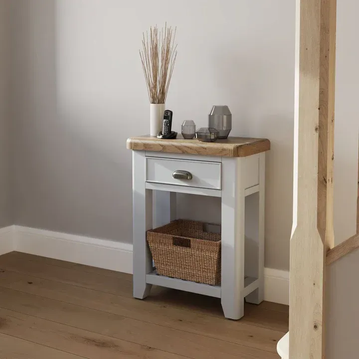 Forest Oak Grey Telephone Table