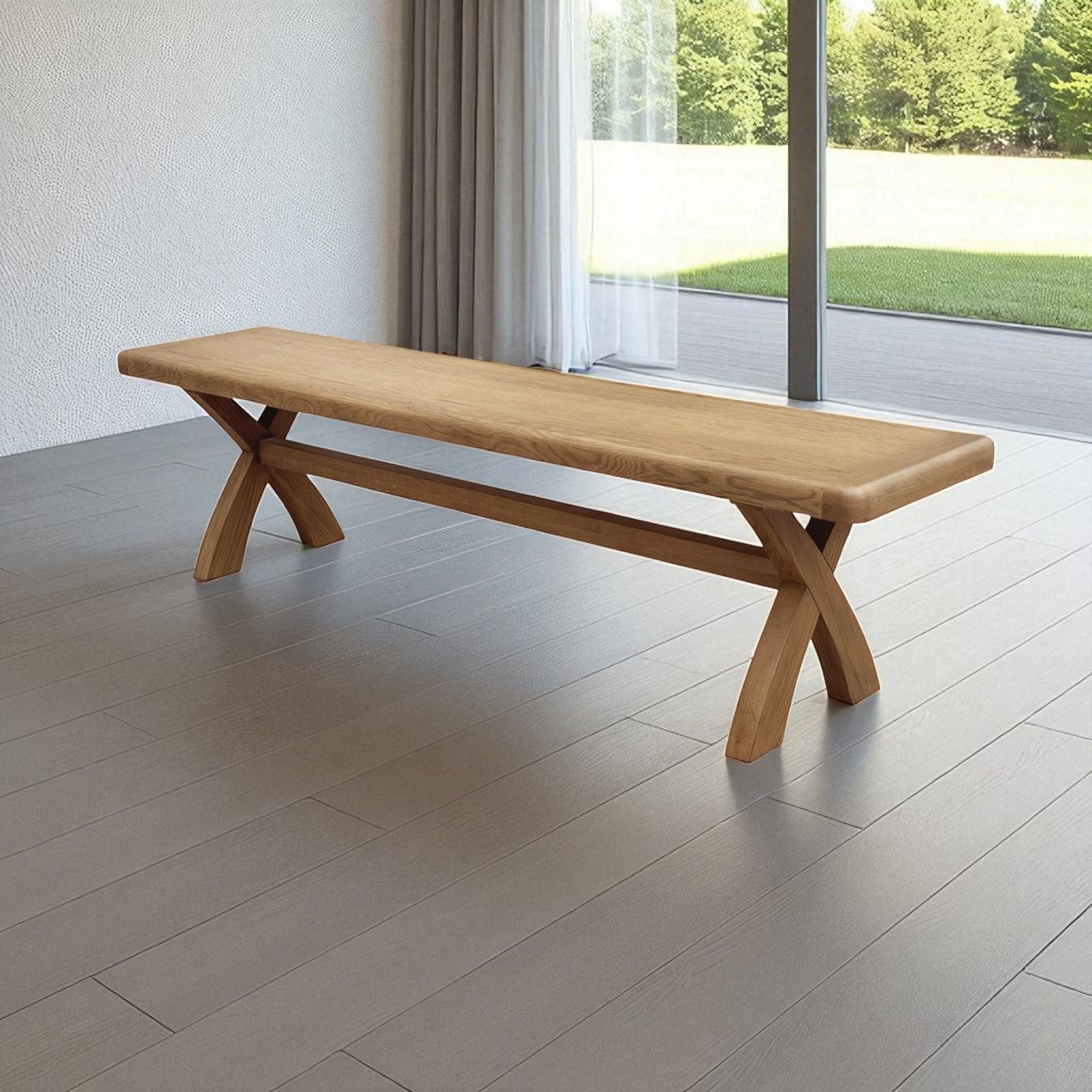 Harris Oak 1.5m Dining Bench