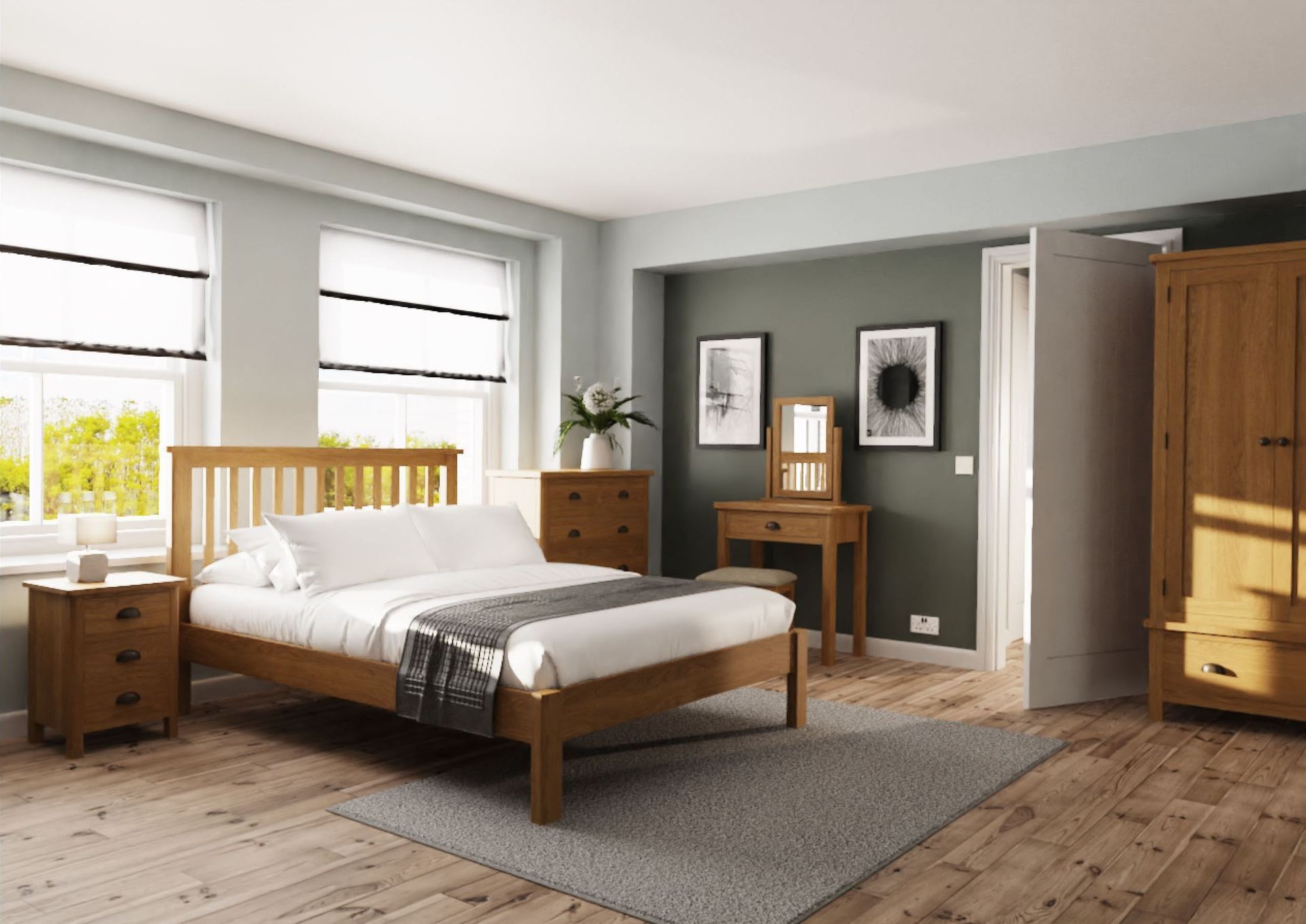 Sherwood Oak Bedroom