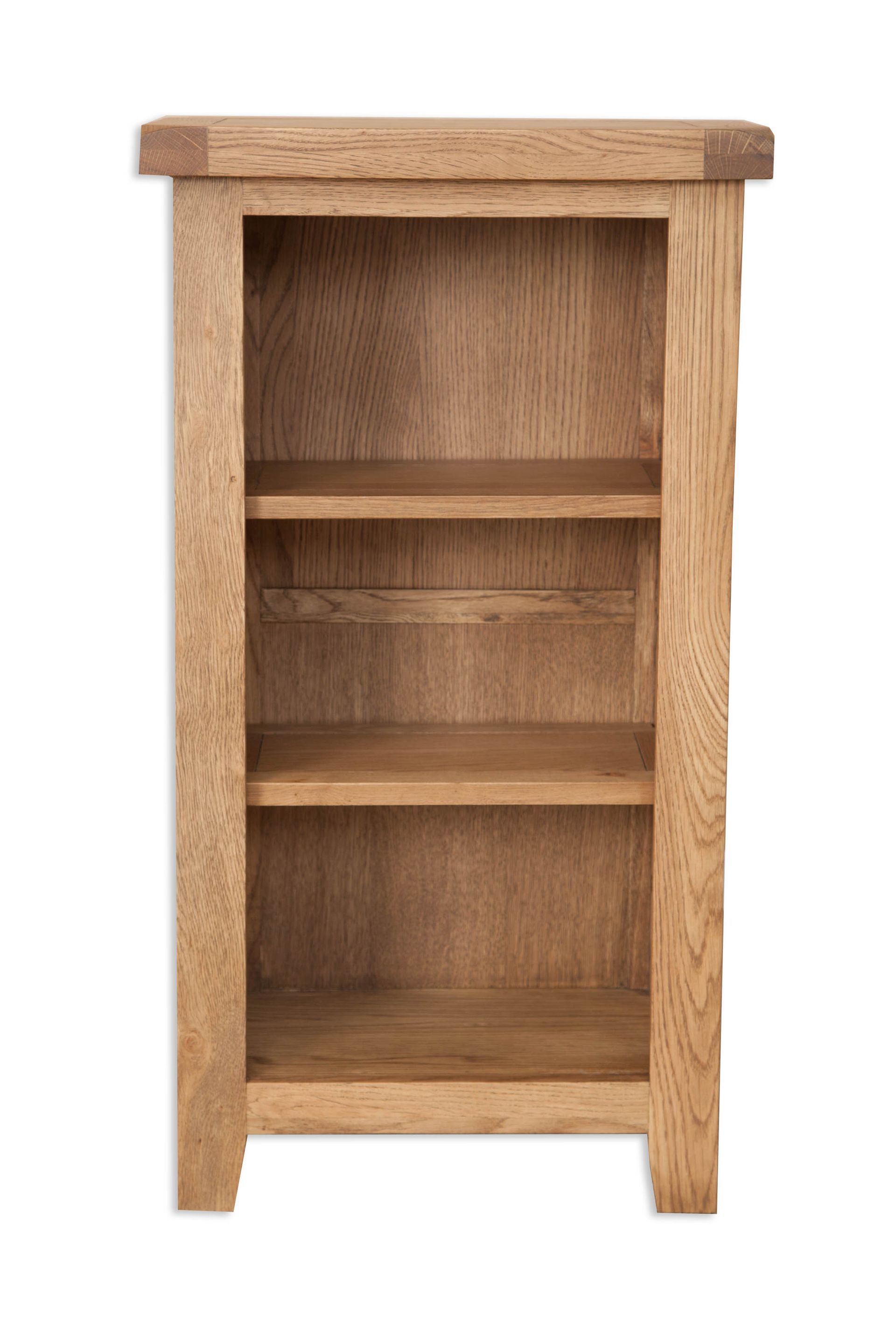 Country Oak Small Bookcase/DVD Rack