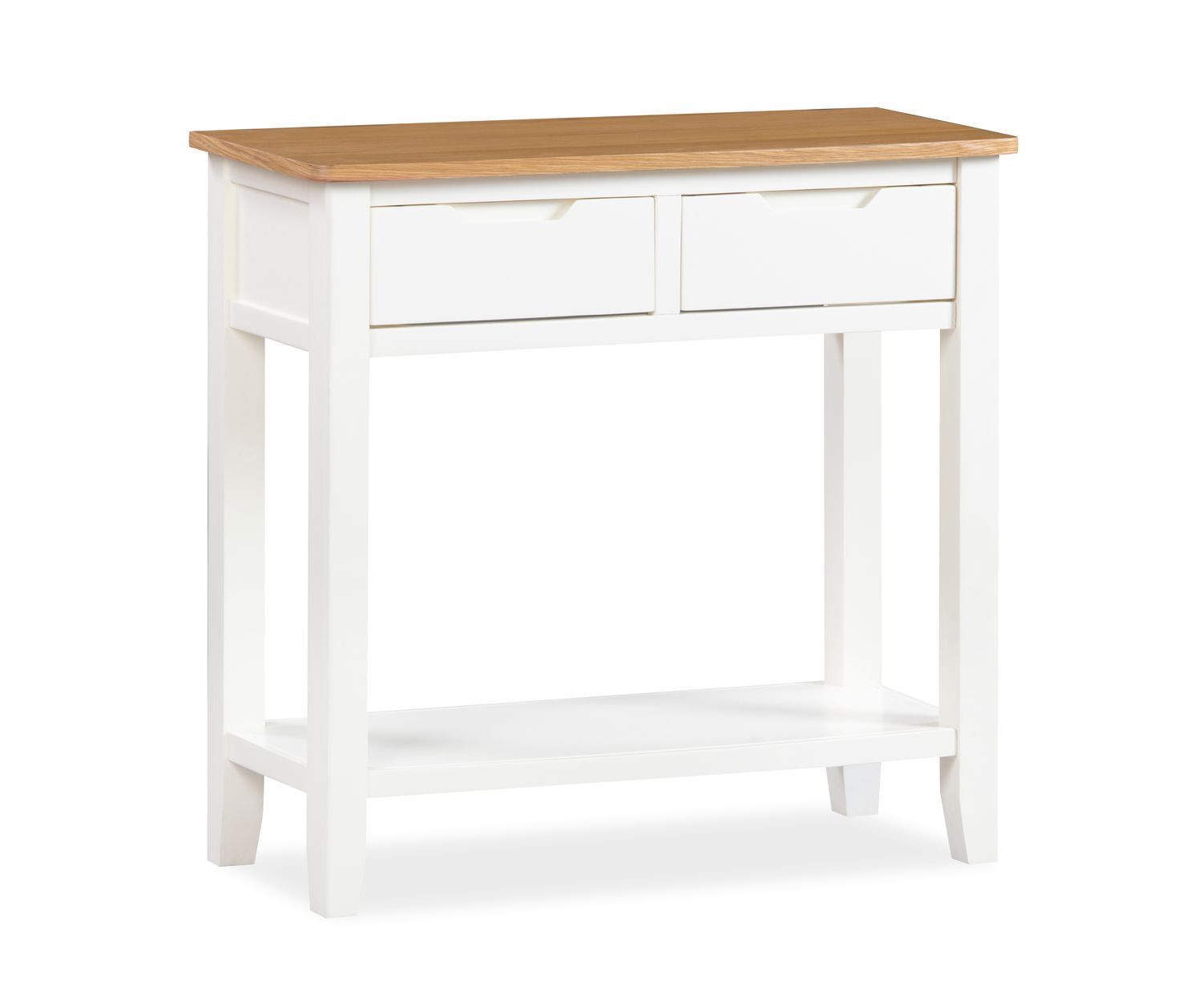 Dorset White 2 Drawer Console Table