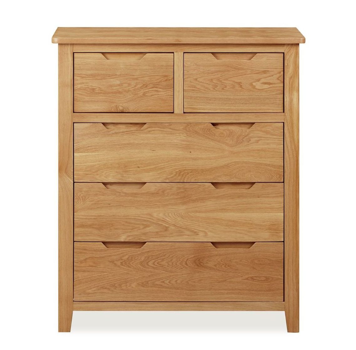 Dorset Oak 2 over 3 Chest of Drawers