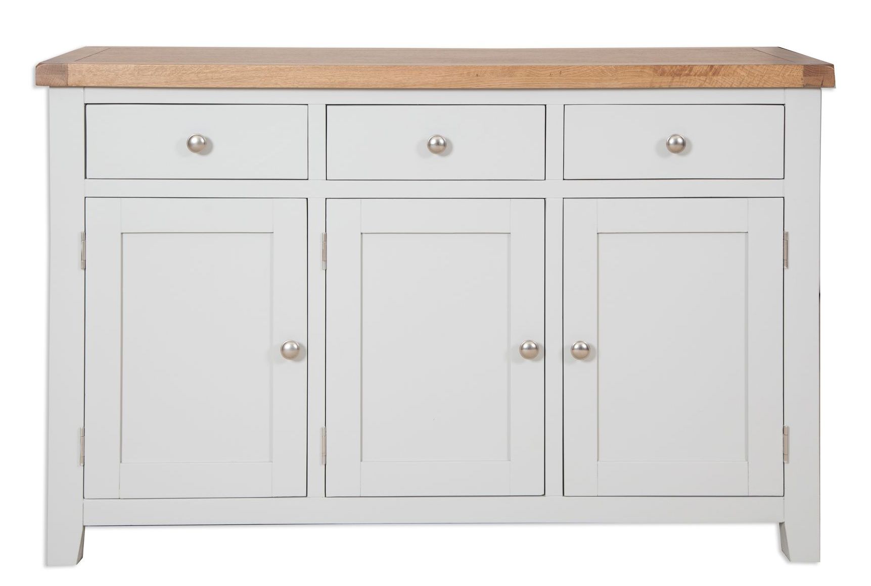 French Grey Large Sideboard