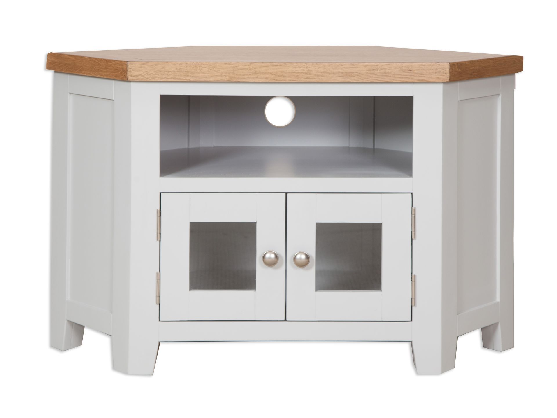 French Grey Glazed TV Unit