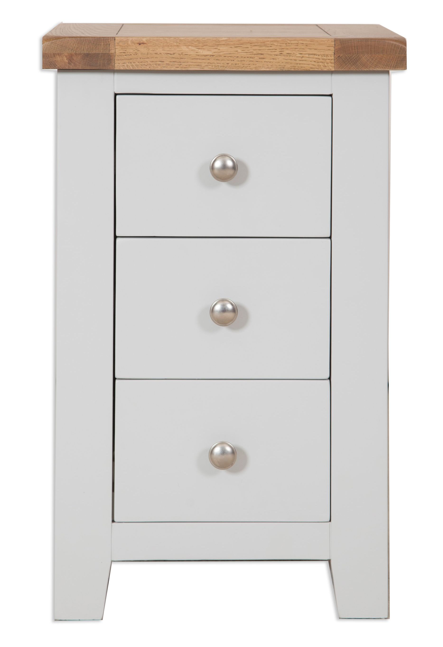 French Grey Bedside Drawers