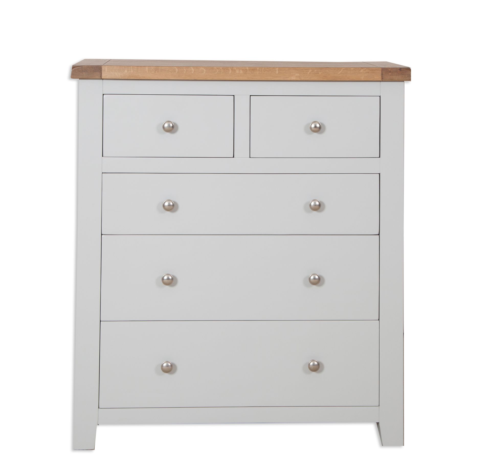 French Grey 2 over 3 Chest of Drawers
