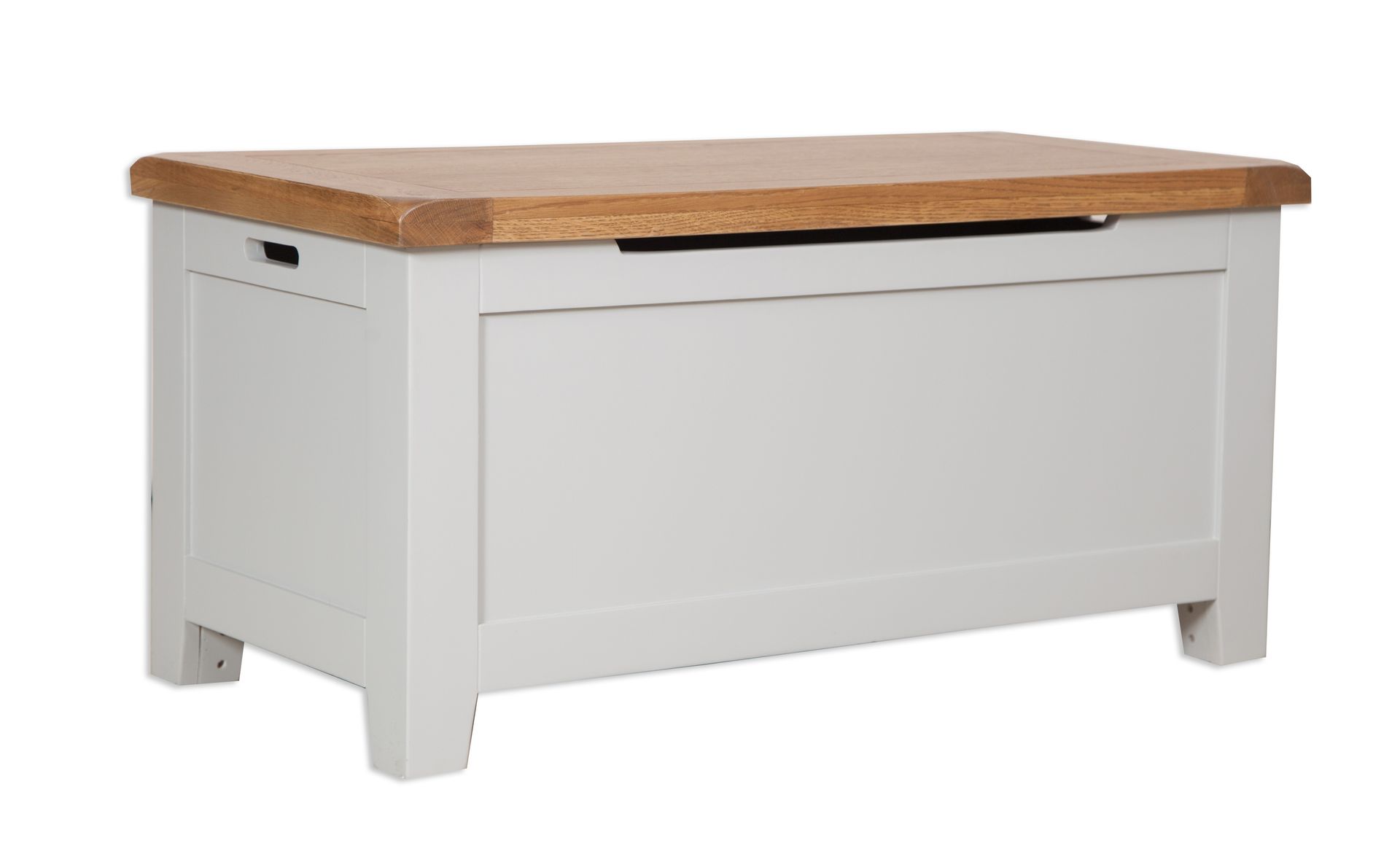 French Grey Blanket Box