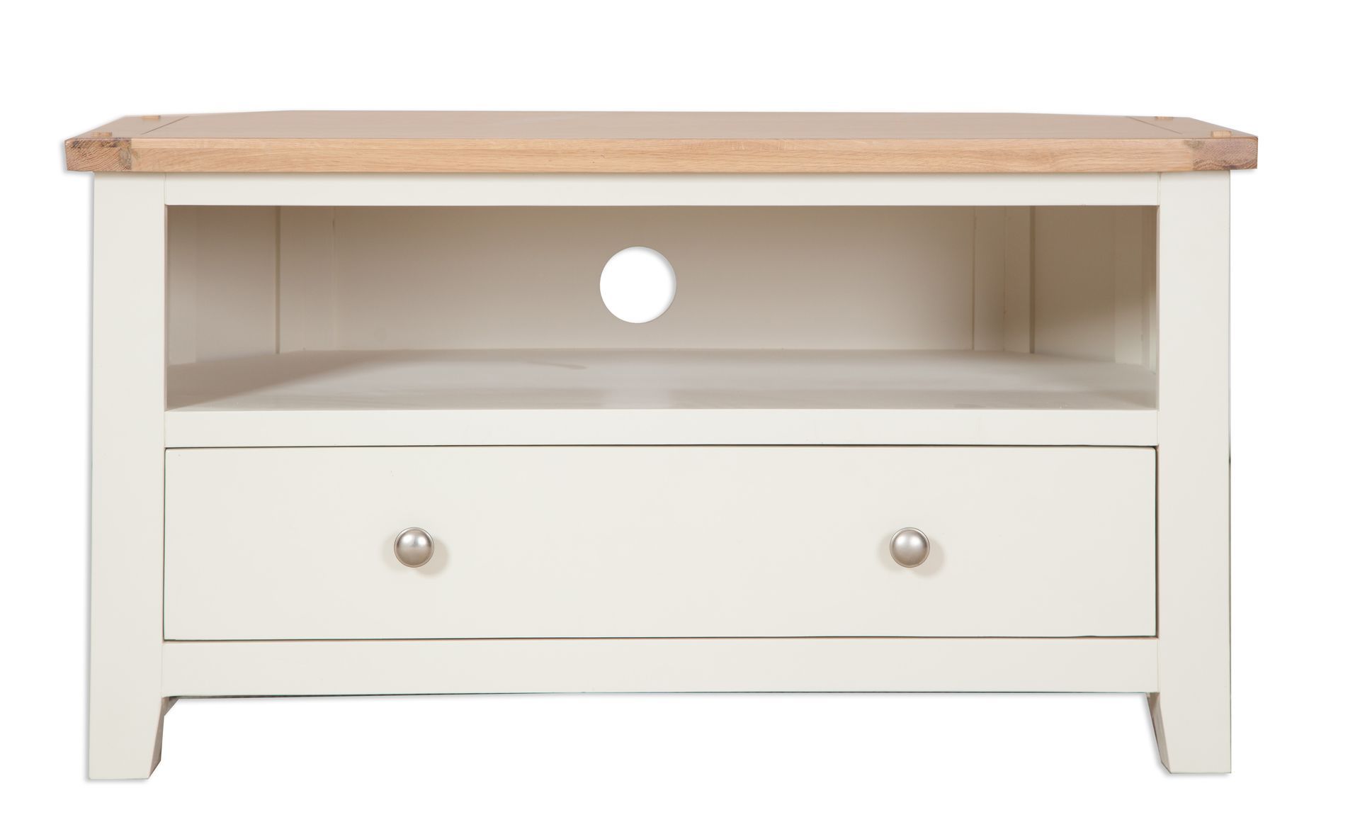 Cornish Ivory Corner TV Unit