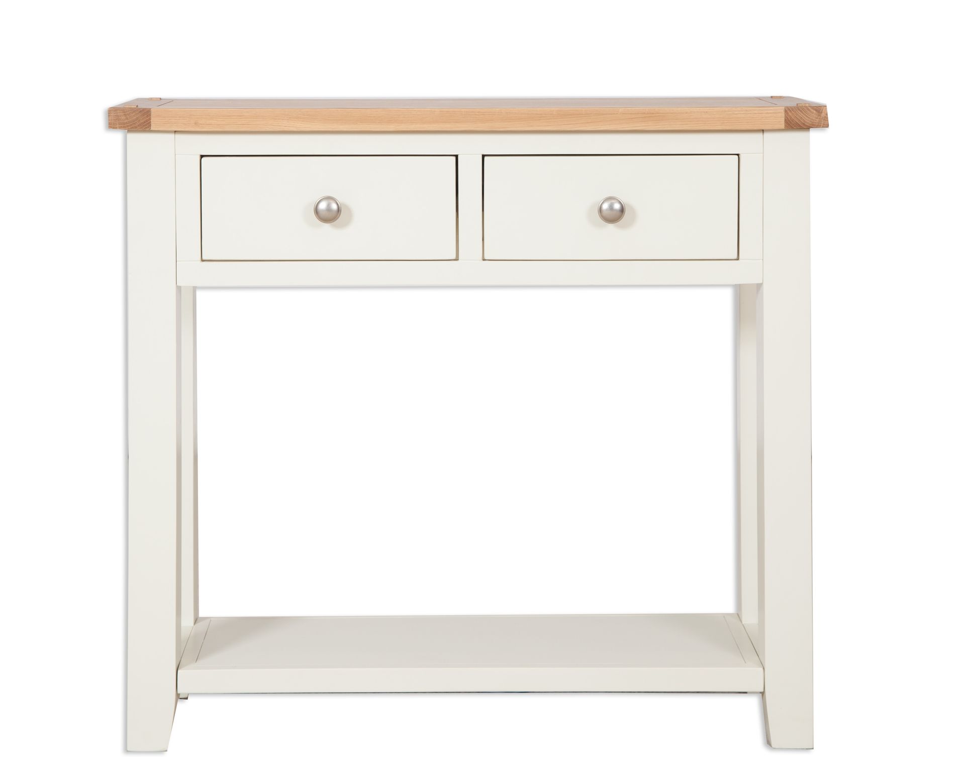 Cornish Ivory 2 Drawer Console Table