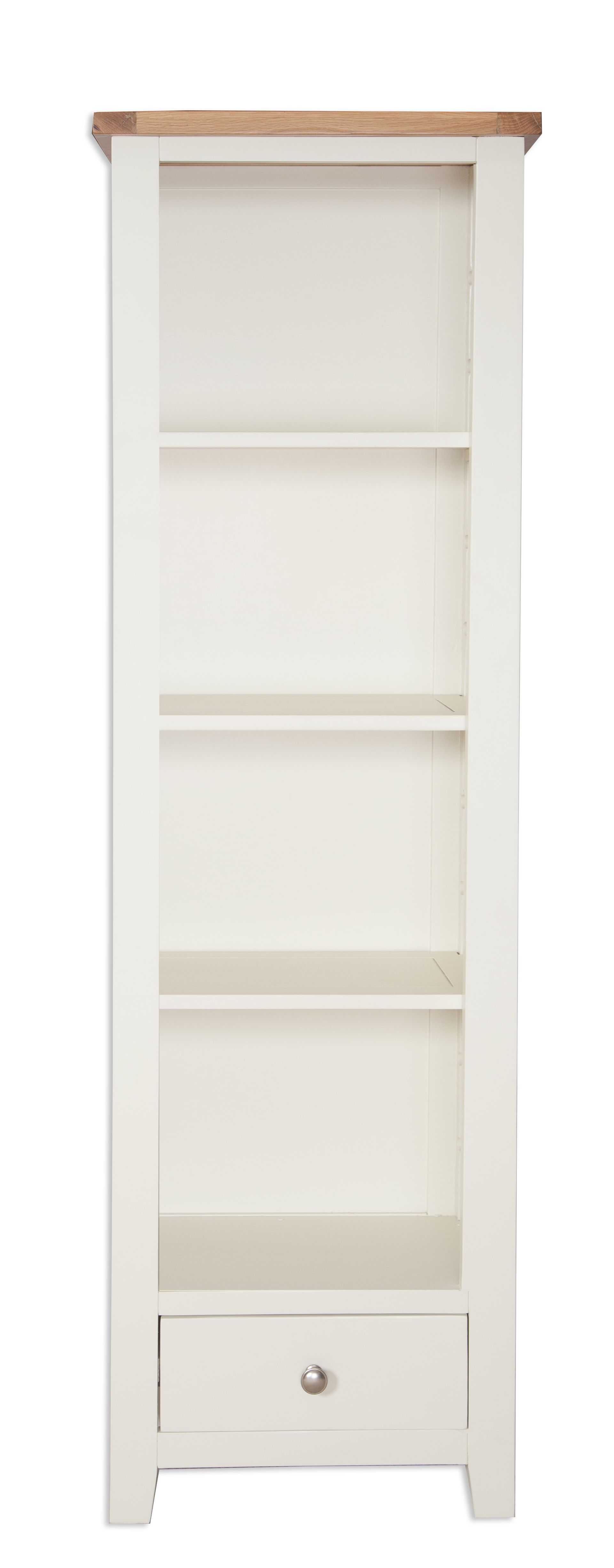 Cornish Ivory Slim Bookcase