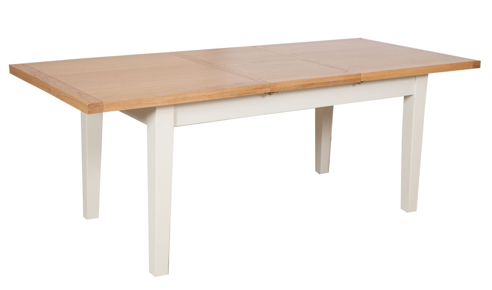 Cornish Ivory 1.6m Extending Dining Table