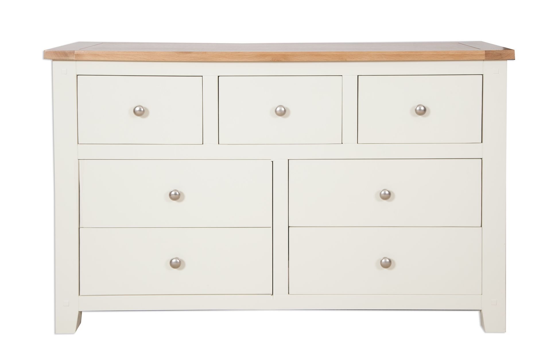 Cornish Ivory 7 Drawer Wide Chest