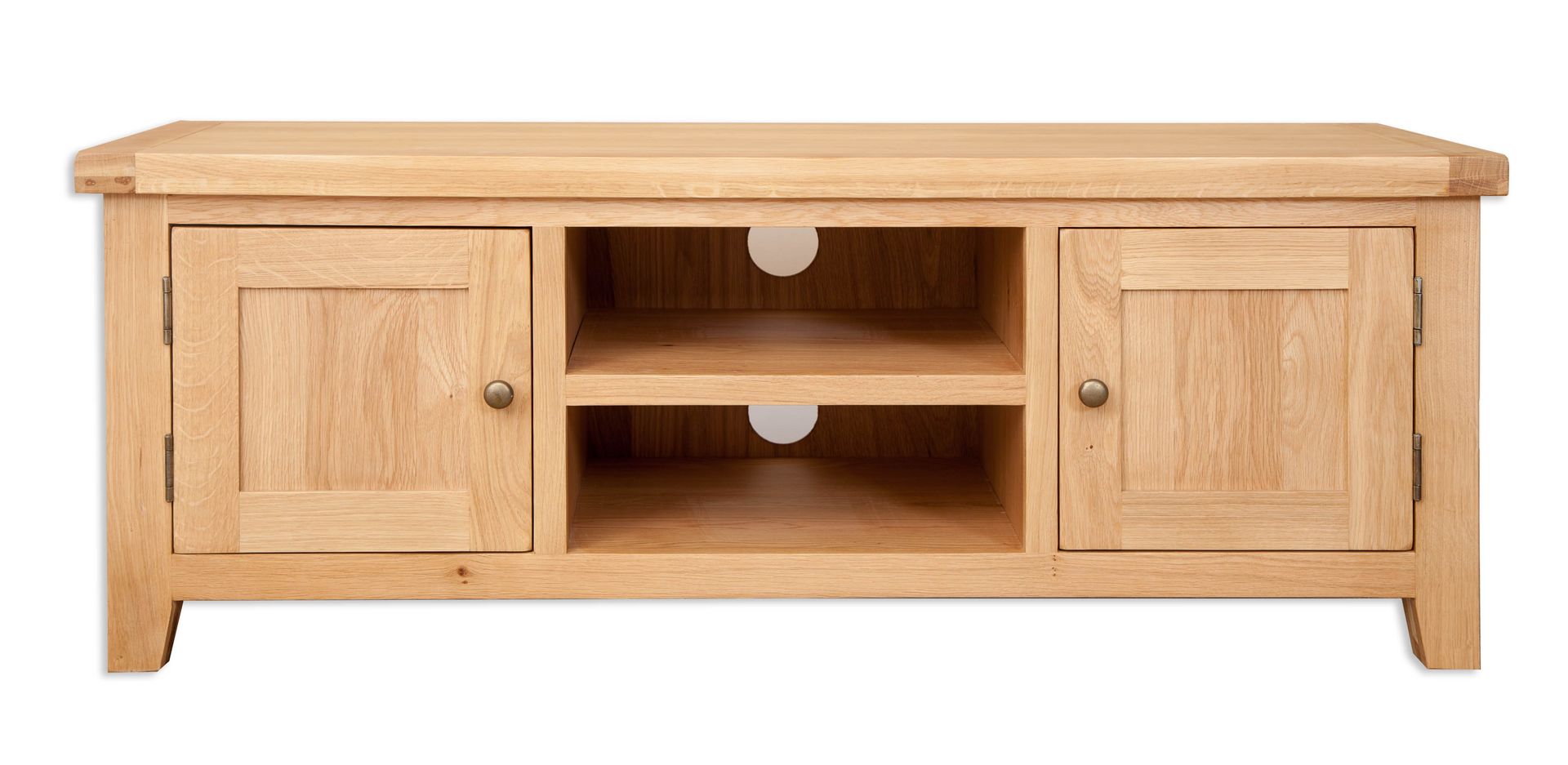 Natural Oak Large TV Unit