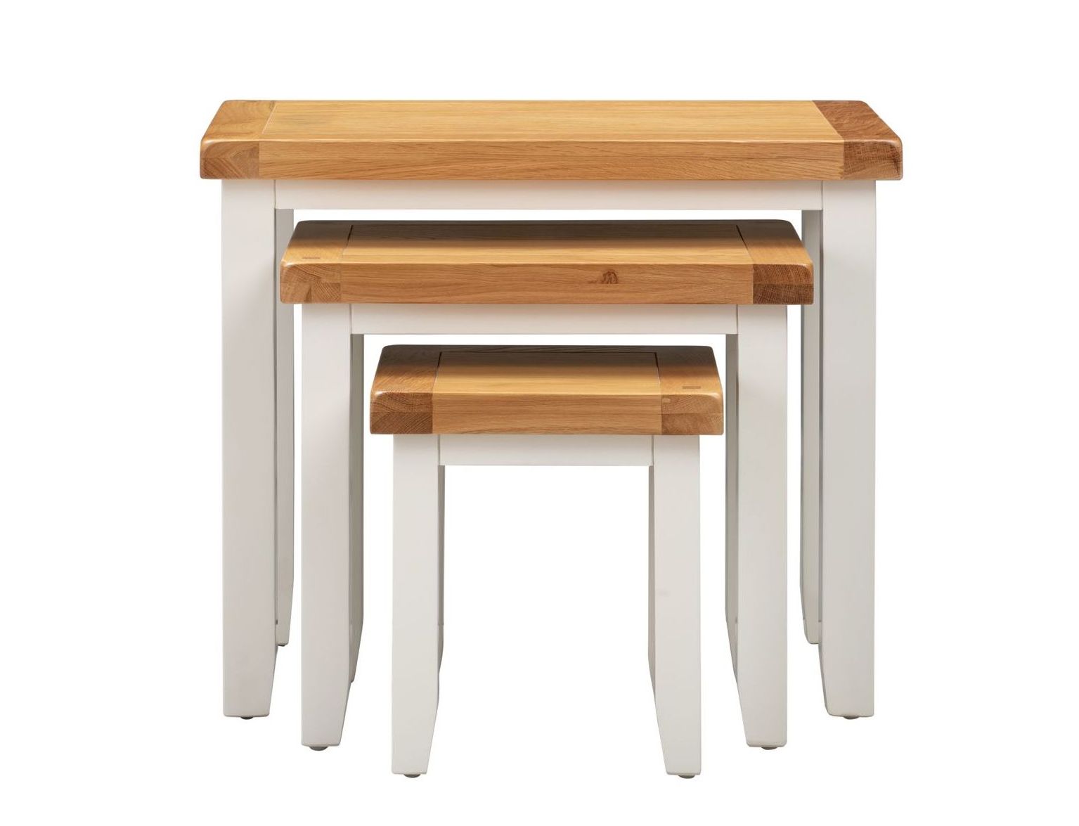 Malvern White Nest of Tables