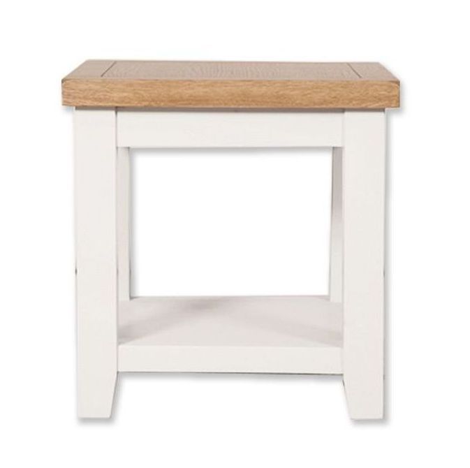Malvern White Lamp Table