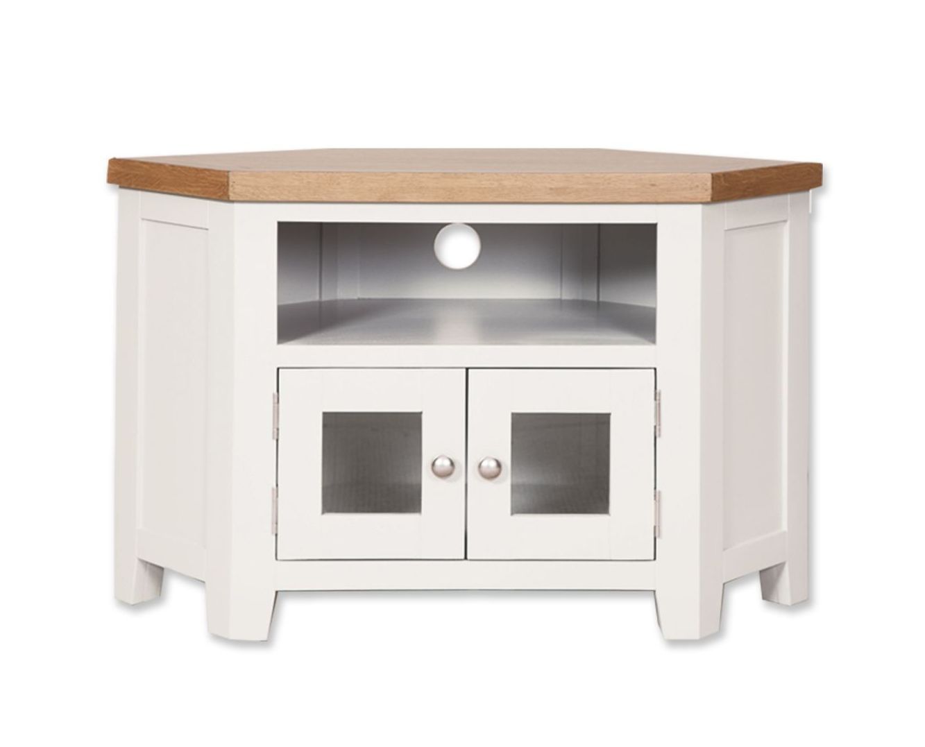 Malvern White Glazed TV Cabinet