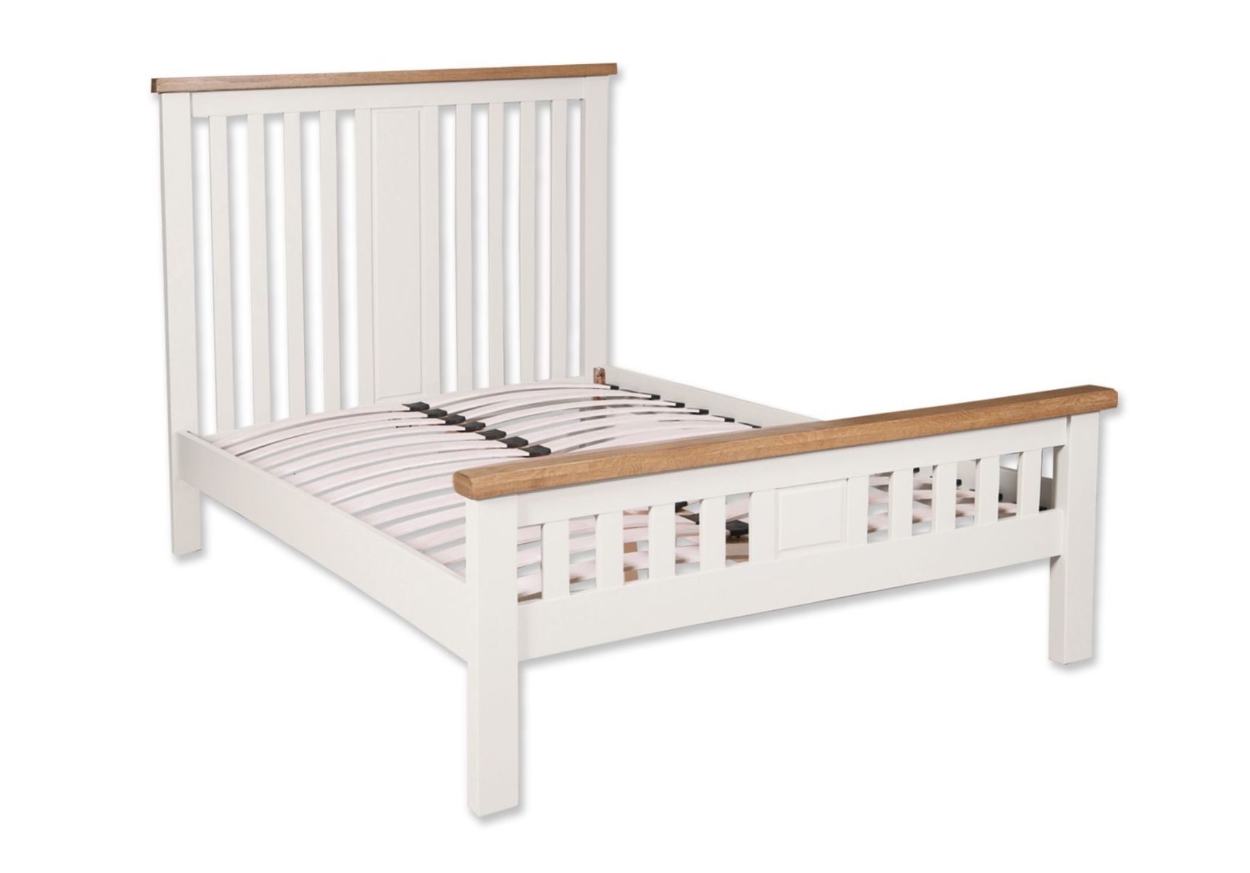 Malvern White King Size Bed