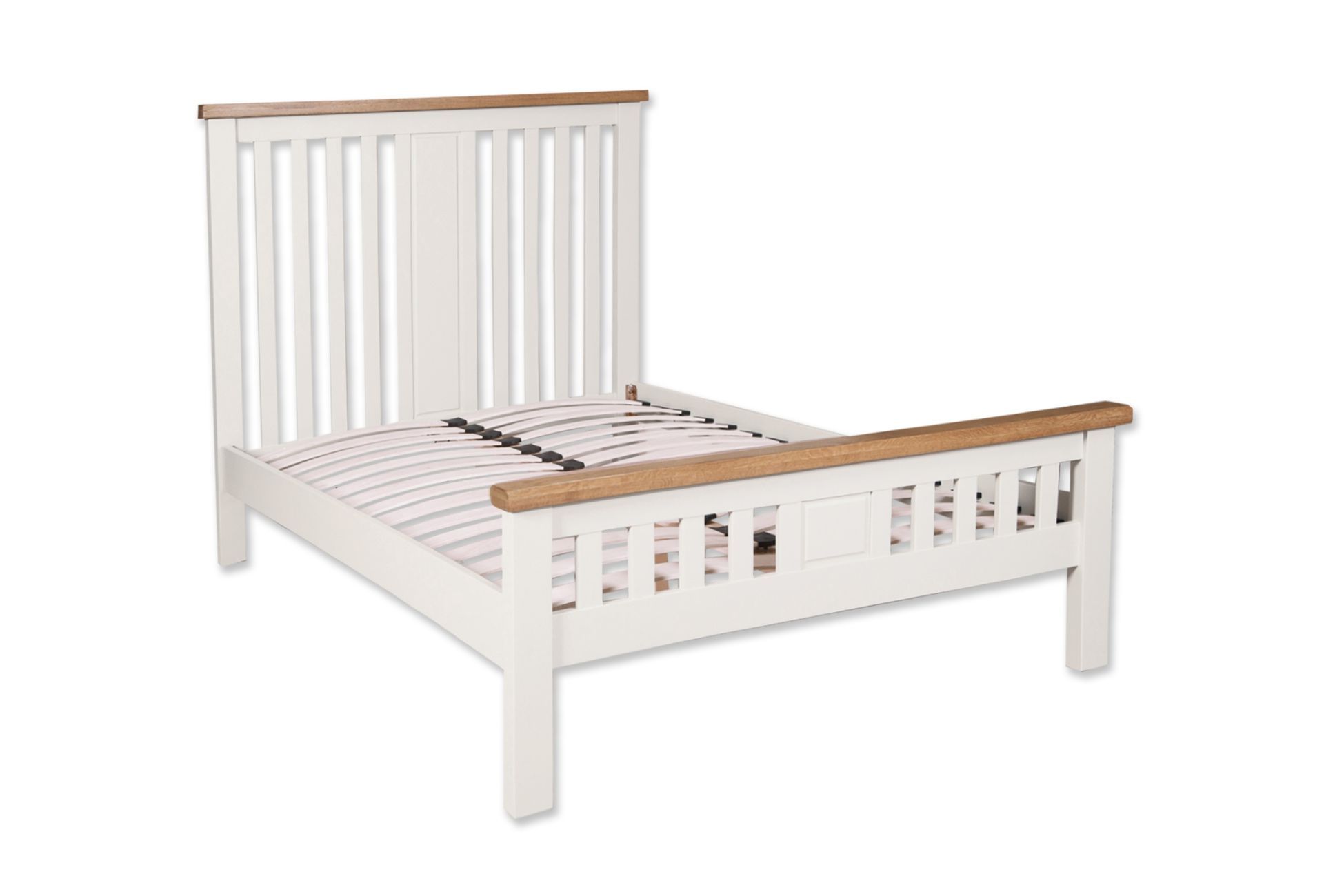 Malvern White Double Bed