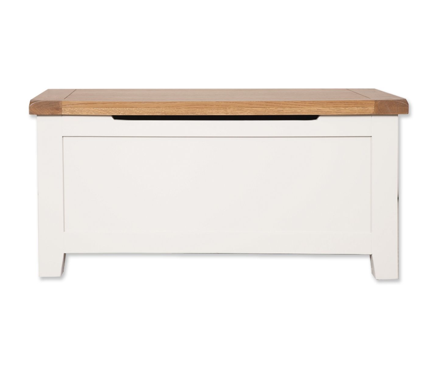 Malvern White Blanket Box