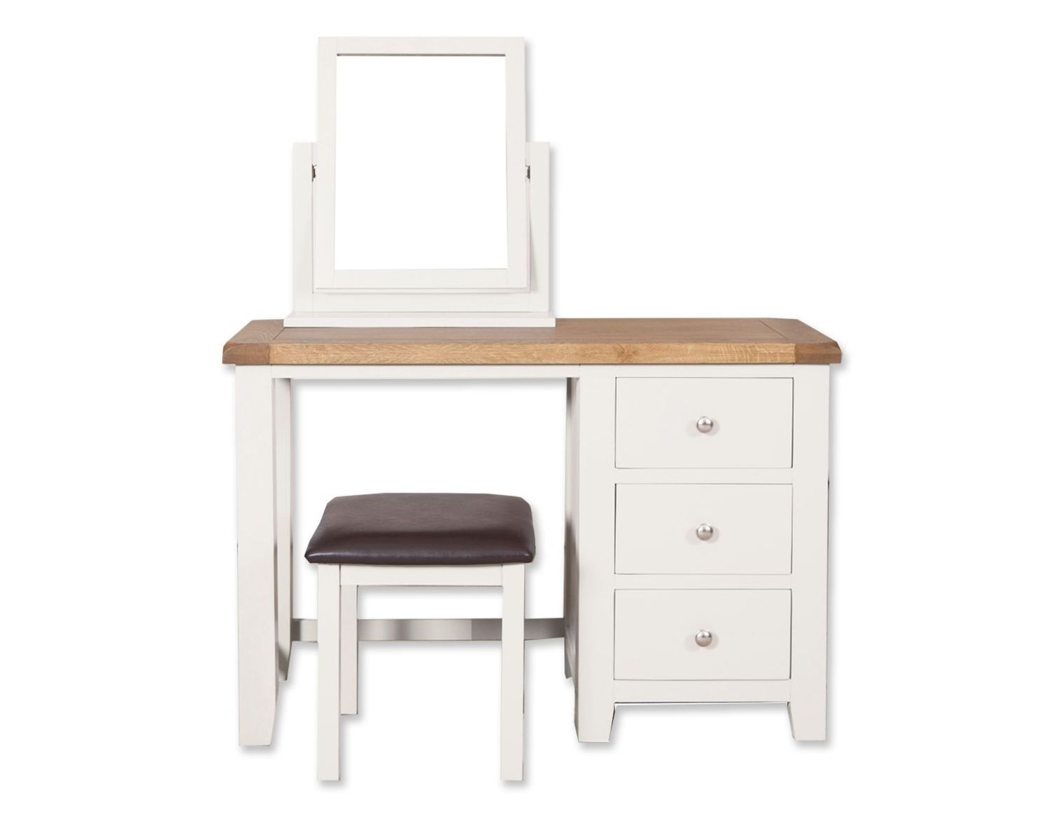 Malvern White Dressing Table Set