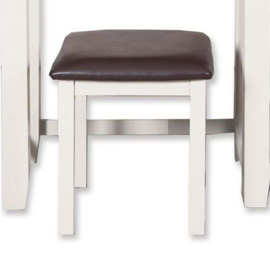Dorset White Stool