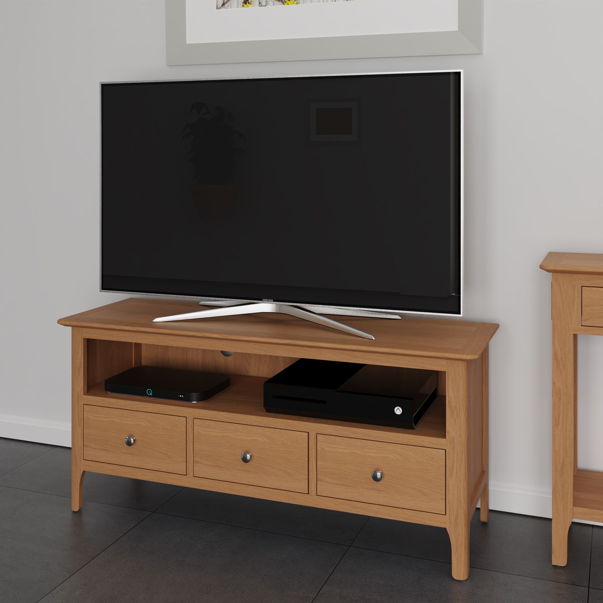 Sherwood Oak Large TV Unit